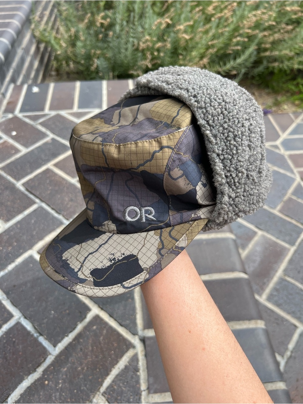 NWT Camo Outdoor Research Whitefish Hat Hunting Fishing Hat